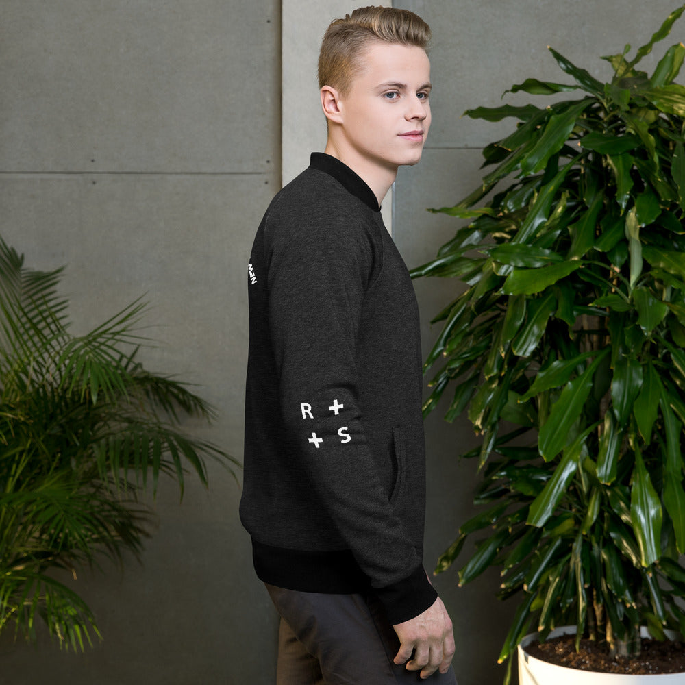 R+S Black Bomber Jacket